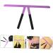 Baluue 3pcs Stainless Steel Eyebrow Ruler Eyebrow Positioning Ruler Eyebrow Stencil Kit 13.8x7cmx3pcs Purplex3pcs - Buy Online on GoSupps.com