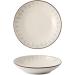 Serving Plates Ceramic Plate Household Dish Dish White Circular Kitchen Restaurant Dish Simple Line Shape Deep Plate Soup Plate Vintage Dish Set of 4/6 for Appetizer Dinner and Desserts (Color : C Small C - Buy Online on GoSupps.com
