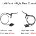 BUCKLOS Shimano MT200 MTB Hydraulic Disc Brakes Set - Rear Only | 800mm Front & 1550mm Rear | Universal Calipers for MTB XC Trail, e-Bike, Fat Bike - Buy Online on GoSupps.com
