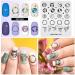 KADS Nail Art Stamping plate Nail Template Nail Art Design Tool Nail DIY Design Image Plate (ZO010) - Buy Online on GoSupps.com