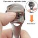 Titania Hand Callus Remover with 10 Blades - Remove Hard, Cracked, Dry Skin - Buy Online on GoSupps.com
