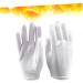 FRCOLOR 54 Pairs Working Gloves for Women Hydrating Gloves Gloves Jewelry Inspection Gloves Cotton Gloves for Dry Hands Work Glove Moisturizing Gloves Spa Gloves Thick Section White - Buy Online on GoSupps.com