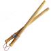Premium Bamboo Massage Stick with Lanyard - Handheld & Polished for Ultimate Relaxation | International Shipping Available - Buy Online on GoSupps.com