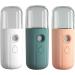 30ml Mini Facial Mister Handheld Face Mist Sprayer Moisturizing Steamer USB Recharging Skin Hydration Tool Pink - Buy Online on GoSupps.com