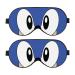 2-Piece Cartoon Sleeping Eye Mask Super Soft and Comfortable Eye Mask Perfectly Blocks Light to Reduce Eye Floating Bags for Blue Eyes