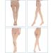 Medical Compression Pantyhose Stockings - Plus Size 20-30mmHg Graduated Support for Swelling, Varicose Veins - Closed Toe Beige - Men and Women - Buy Online on GoSupps.com