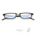NYASAA Ultra-Thin Foldable Reading Glasses Men Women Anti Blue Light Travel Portable Eyeglasses 1.00x Black
