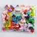 Chenkou Craft 50pcs/25pairs Puppy Yorkie Dog Hair Bows: Mix Colors & Patterns for Pet Grooming - Dog Accessories with Rubber Bands - Buy Online on GoSupps.com
