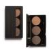 Eybrow powder eye cosmetic - durable 3 colors with brushes waterproof weld -resistant for suitable for travel or party (01 #) 01 #