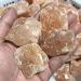 Natural raw Quartz Rock Gypsum Orange Selenite Crystal Rough Stone 4pc Chakra Reiki Balancing - Buy Online on GoSupps.com