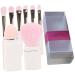 FRCOLOR Eyeshadow Makeup Brush Set - 3 Pcs Cosmetic Applicator for Women | Blending Brushes & Face Sponges - Travel-Friendly Artificial Fiber Brushes - Buy Online on GoSupps.com