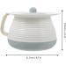 Housoutil 1PC Chamber Pot with Lid - Portable Bedpan Urinal Bottle for Household Use - Light Blue - Buy Online on GoSupps.com