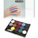 Face Painting Kit for Kids 15 Colors Non-Toxic Professional Quality Palette Body Face Painting Supplies with 2 Brushes for Kids Adults Party Cosplay - Buy Online on GoSupps.com