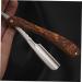 Frcolor Stainless Steel Razor Holder - Durable Folding Blade & Hairdressing Tool for Men | Scratch-Resistant Wood Design - Buy Online on GoSupps.com