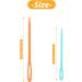 Colorful Plastic Yarn Lacing Needles for Kids - Set of 16 Large Eye Plastic Needles for DIY Crafts - 2 Sizes (2.2 & 2.76) - Safe and Easy Sewing Tool - Buy Online on GoSupps.com