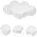OUNONA Small Ceramic Dish container sink soap holder soap holder jewelry plate soap dish ceramic love sink light luxury ceramics Self Draining Soap Holder For Bath soap dish the clouds - Buy Online on GoSupps.com