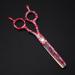 Professional 5.5 Inch Pink Hair Cutting Scissors Set - Steel & Ceramic Thinning Shears for Barbers & Hairdressers | International Shipping Available - Buy Online on GoSupps.com