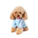 Dog Clothes Small Dog Chihuahua Clothes Dogs Warm Hoodies Coat Clothes Sweater Pet Puppy Dog Hoodie XS light blue