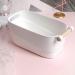 FOMIYES Basin Tub Retro Wash Basin Manicure Bowl Manicure Bowl Soaking Soak Bowl Nail Art Polish Remove Hand Wash Manicure Spa Tool White Portable Wash Basin Nail Art Soaking Bowl Hand Soak Bowl - Buy Online on GoSupps.com