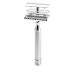 MHLE TRADITIONAL R41 Double Edge Safety Razor - Premium Barbershop Quality for Smooth Shave Chrome Finish - Buy Online on GoSupps.com