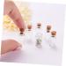 Zerodeko 200 Pcs Cork Bottle Glass Bottles with Cork Stoppers Transparent Glass Bottles Diy Wishing Bottle Jar Necklace Mini Wish Bottle Pendant Glass Bottle Small Drifting Bottle - Buy Online on GoSupps.com