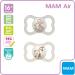 MAM Air 16+ Skin Soft Silicone Pacifier - Soft Colors Mix | 4 Pack | International Shipping Available - Buy Online on GoSupps.com