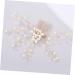 DOITOOL Tiara Wedding Bridal Headdress Pearl Hair Comb Bridal Shower Decorations Bridal Hair Comb Bride Insert Comb Crystal Headpiece Pearl Headpiece Girl Child Manual Hairpin - Buy Online on GoSupps.com