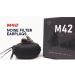High Fidelity M42 Silicone Noise Cancelling Earplugs - Perfect for Concerts Musicians Sleeping and Motorcycles | Noise Reduction & Hearing Protection | Available in 3 Sizes - Buy Online on GoSupps.com