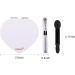 Deksias Heart Shape Mini Pocket Mirror Set with 20PCS Eyeshadow Sponge Applicator - Travel Makeup Compact Mirror (2.8 Inch) - Buy Online on GoSupps.com