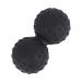 BUIFULSIC YOGA massage ball muscle rolling peanut massage devices for feet Self-massage roller shoulder roll Massage device Leaf roller massage device Yoga balls foot lip gloss 12x6.3x6.3cm black