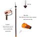 Adult Crutches Solid Wood Crutches Environmentally Friendly and Healthy African Rosewood Material Round Handle Ergonomic Design Light and Easy to Carry Crutches Hello Independence 85cm - Buy Online on GoSupps.com