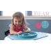 Ezpz Happy Mat (Coral): Silicone Suction Plate with Built-in Placemat for Toddlers & Preschoolers, Divided Plate, Dishwasher Safe - 24 months - Buy Online on GoSupps.com