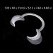 Lezed Cheek Holder C-Shape Mouth Opener | 20 Transparent Dental Tools for Care & Party Games | Intraoral Challenge - Buy Online on GoSupps.com
