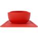 Modaliv Scooper Bowl with Silicone Suction Base (34oz) - Red, Food Grade Silicone, Dishwasher & Microwave Safe - Adaptive Equipment for Adults - Buy Online on GoSupps.com