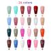 576PCS Medium Coffin Press On Nails - Solid Color Acrylic False Nails Set for DIY Nail Art - Ballerina Full Cover Tips - Buy Online on GoSupps.com