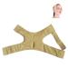 Chin Lipo Compression Garment Post Surgery Neck and Chin Compression Garment Wrap Bandage for Women and Men Tightening Skin Preventing Sagging Brown
