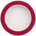 Ornamin Plate with Sloped Base 20 cm Red Melamine (model 902) | eating aid melamine non-slip plate plate guard