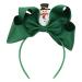 hgnxa Elk Hair Bands s Big Headband Snowman Headbands Christmas Party Decoration Supplies Holiday Hair Styling s Green