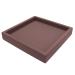 1Pcs 7.8 Inch Plastic Plant Saucer Tray, Square Flower Pot Drip Tray for Planter, Pot Plant Saucer Plant Container Accessories for Garden