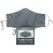 ChicoBag Reusable 2-Layer Facemask Behind-the-head Adjustable Strap Metal Nose Bridge Snug Fit Slate Grey - Buy Online on GoSupps.com