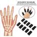 10pcs Stretchy Finger Protector Sleeves for Arthritis & Sports | Basketball Football Badminton Baseball - Black - Buy Online on GoSupps.com