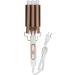 3 Barrel Curling Iron Wand - Gold Large Adjustable Temperature Hair Curler - Perfect for Salon Use (US Plug - Buy Online on GoSupps.com