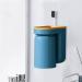 Ventdouce Wall-Mounted Toothbrush Holder - Self-Adhesive Bathroom Organizer with 2 Cups | Stamp-Free Travel-Friendly Blue Design - Buy Online on GoSupps.com