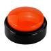 Big Button Timer - Time of Speech Cup for blinds date and week suitable for older people visually impaired students and children orange/black