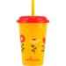 GoGo Reduce 12 oz Plastic Cup Set - 5 Pack, With Straws, Lids, BPA Free, Dishwasher Safe - 5 Fun Designs, Strawberry Banana - 5 Count - Buy Online on GoSupps.com