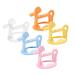 MOYUUM Pony Teether - 100% Silicone Wearable Baby Chew Toy (Pink) | Pack of 1 - Buy Online on GoSupps.com