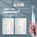 3-in-1 Travel Toothbrush Set with Extra Soft Bristles & Refillable Toothpaste Tube | Ideal for Travel Camping School & Business Trips - Blue 1 Pack - Buy Online on GoSupps.com