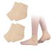 Leadigol 2 Pairs Ankle Bone Protection Socks Achilles Tendon Heel Protector Compression Padded Sleeve Socks Elastic Gel Pad Sleeve Protection Socks Relieves Joint Pain