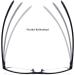 DOOViC Blue Light Filter Computer Reading Glasses TR259-C | Unisex Matte Black (2.25x 9 Colors) - Shop Now for Eye Protection - Buy Online on GoSupps.com