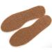 Warm Fleece Sheepskin Insole - Cozy Unisex Inserts with Foot Cushion Pad (Brown_OneSize) - Buy Online on GoSupps.com